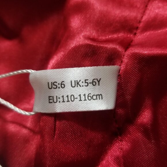 Flower Girl dresses, iEfiel, Cranberry, Kids Size 6, Wedding, Party, Formal, Red - Picture 3 of 9